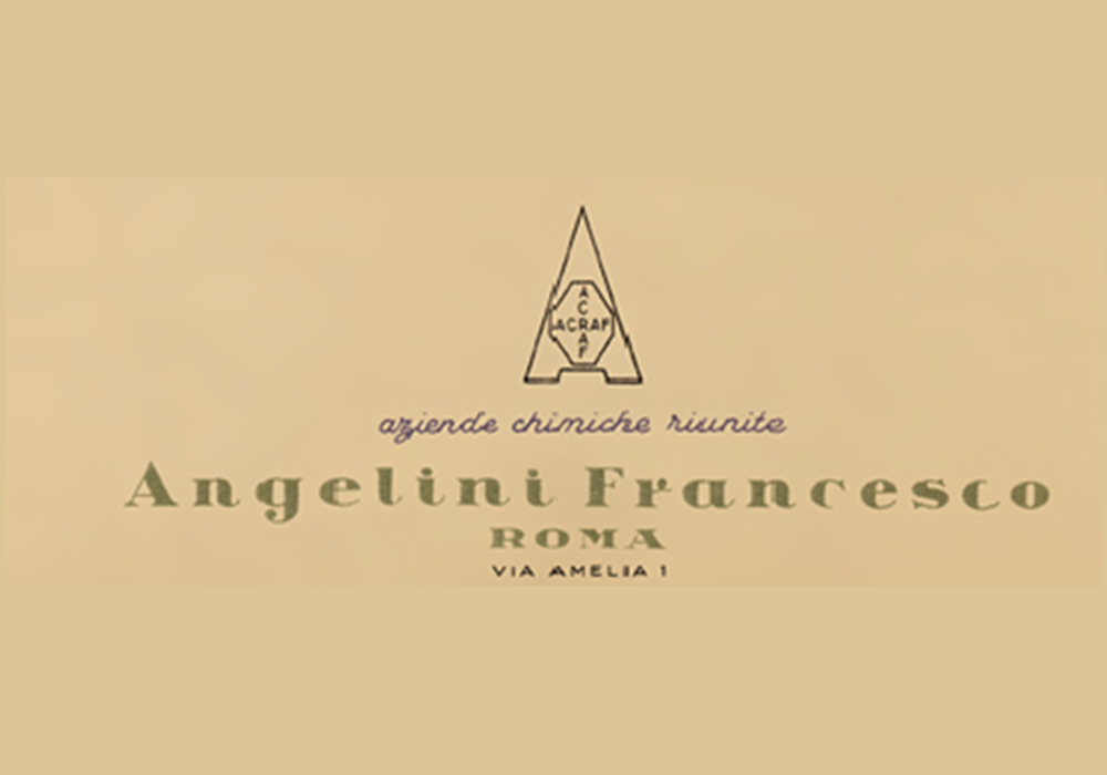 Primer logotipo de Angelini